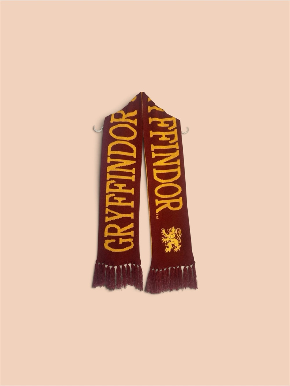 Universal Gryffindor Knit Scarf in Maroon and Gold